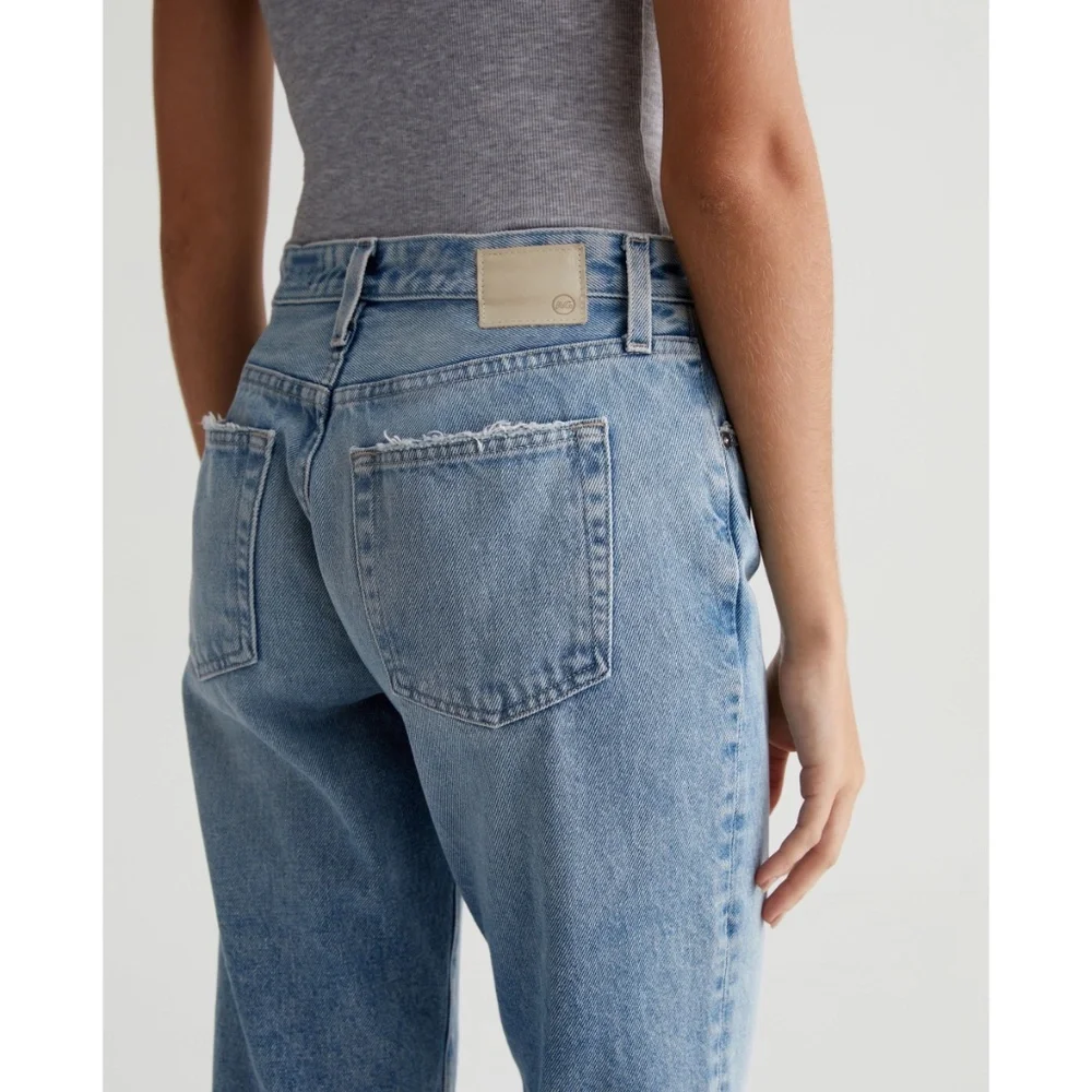 ✨NWT✨ AG Adriano Goldschmied Remy Low Rise Boxy Straight Jeans in Idyllic Sz 29 - Picture 6 of 11
